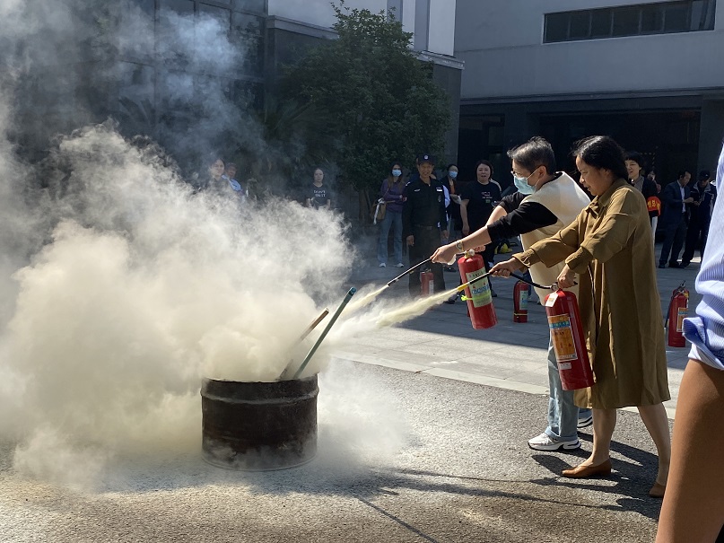 江北区档案馆组织开展消防安全演练
